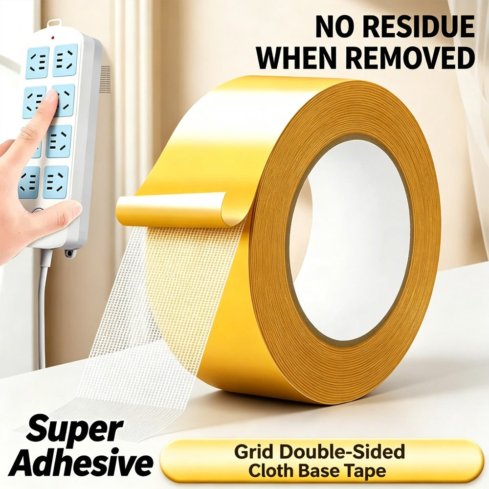🔥LAST DAY SALE ONLY!!  Double‑Sided Duct Tape — Strong, Waterproof, Residue‑Free