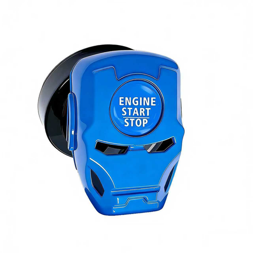 Futuristic Mecha Armor Push to Start Button Cover