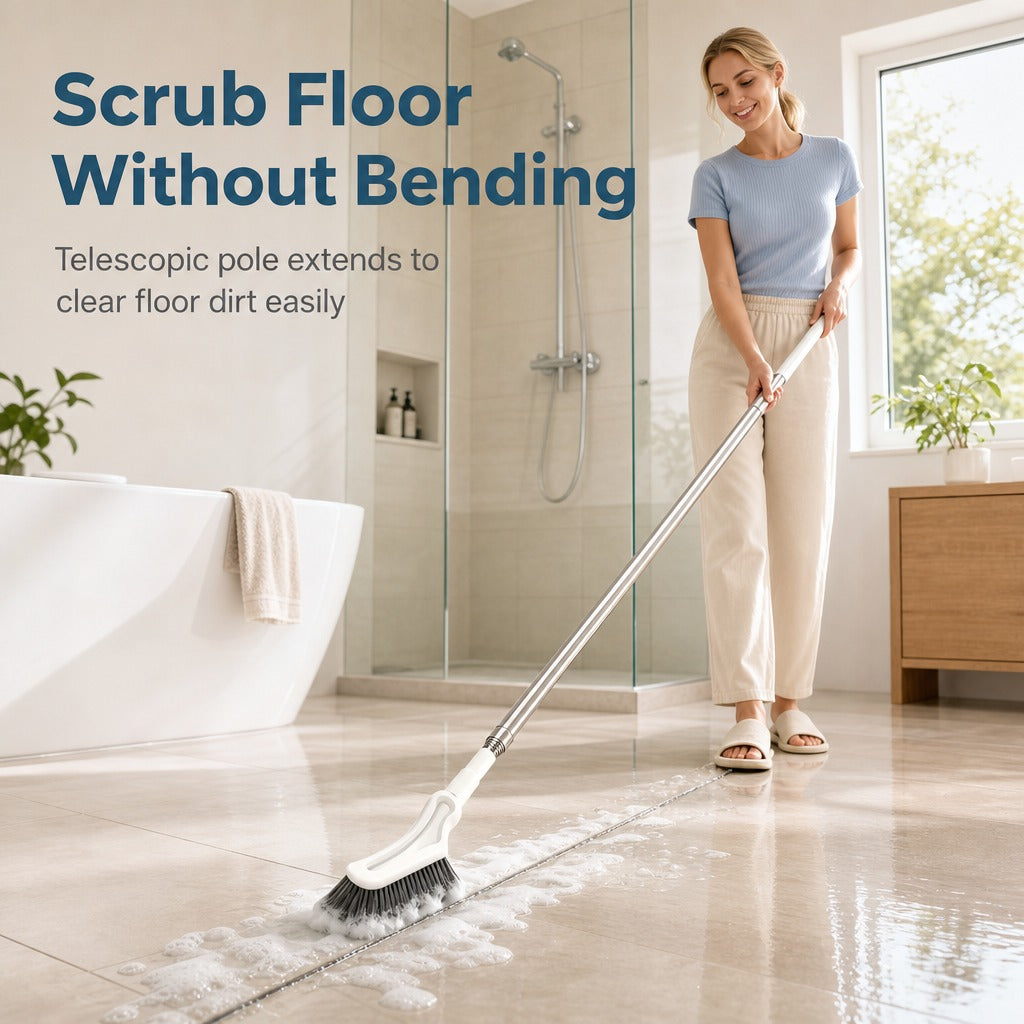 🌸BUY 1 GET 1 FREE Today!!💗 Multifunctional Extendable Long Handle Floor Scrub Brush