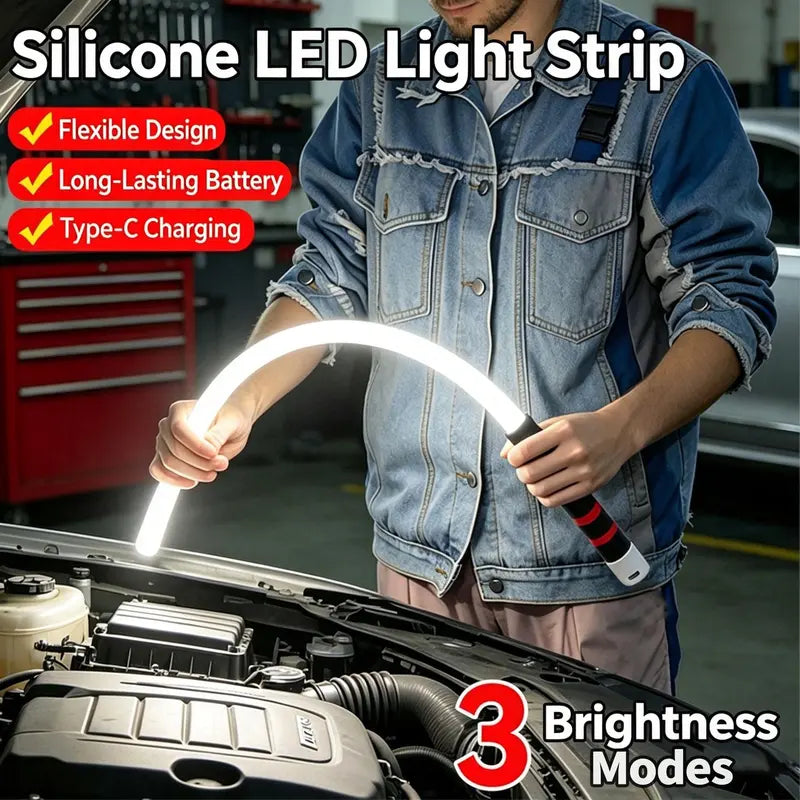 🔧💡 27" Flexible High-Lumen LED Car Repair Work Light