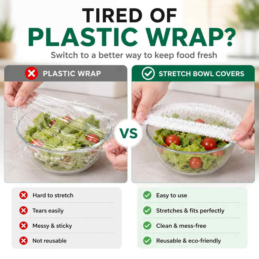 🔥LAST DAY SALE ONLY!! ✨BUY 1 GET 1 FREE!!! 100-Piece Disposable Elastic Food Covers