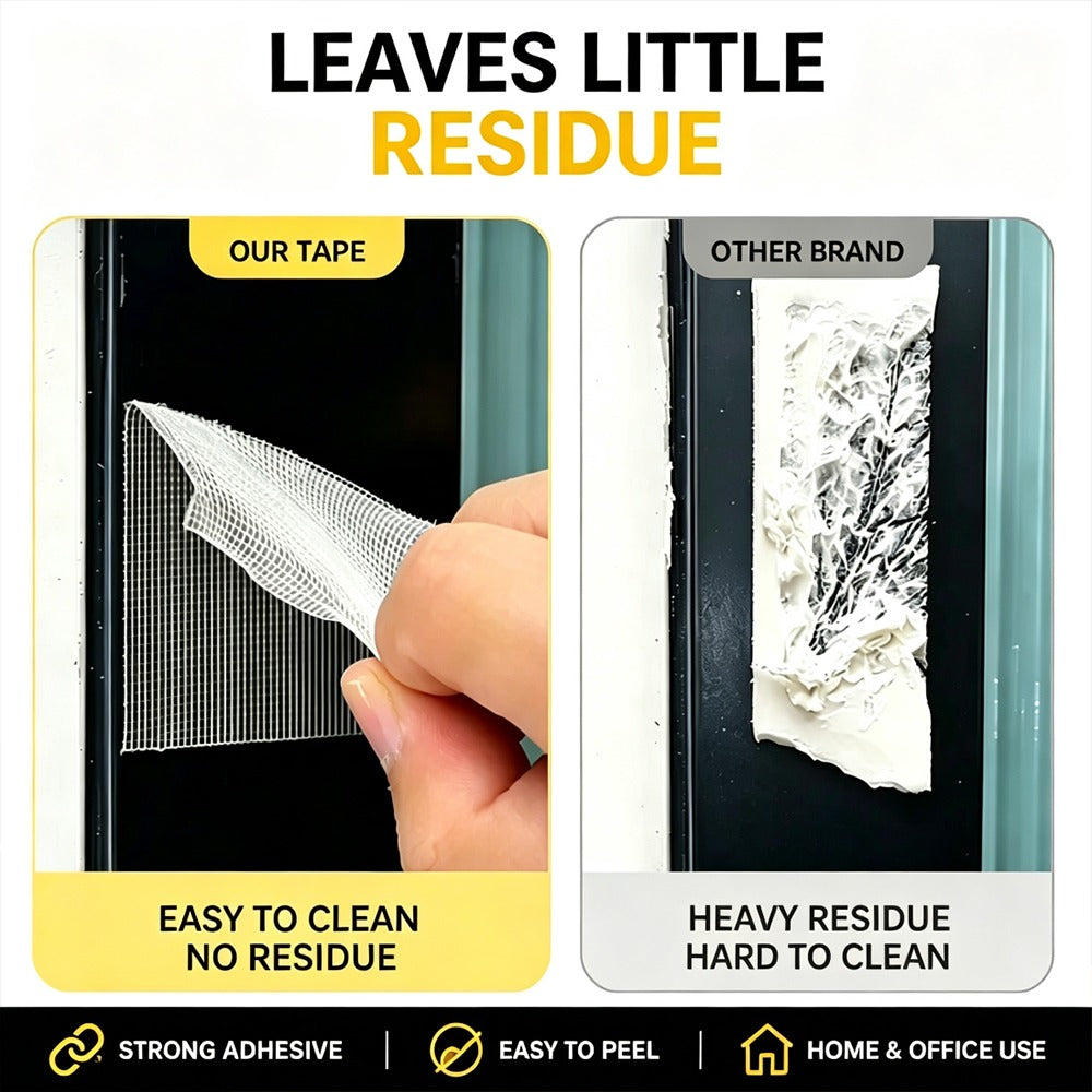 🔥LAST DAY SALE ONLY!!  Double‑Sided Duct Tape — Strong, Waterproof, Residue‑Free