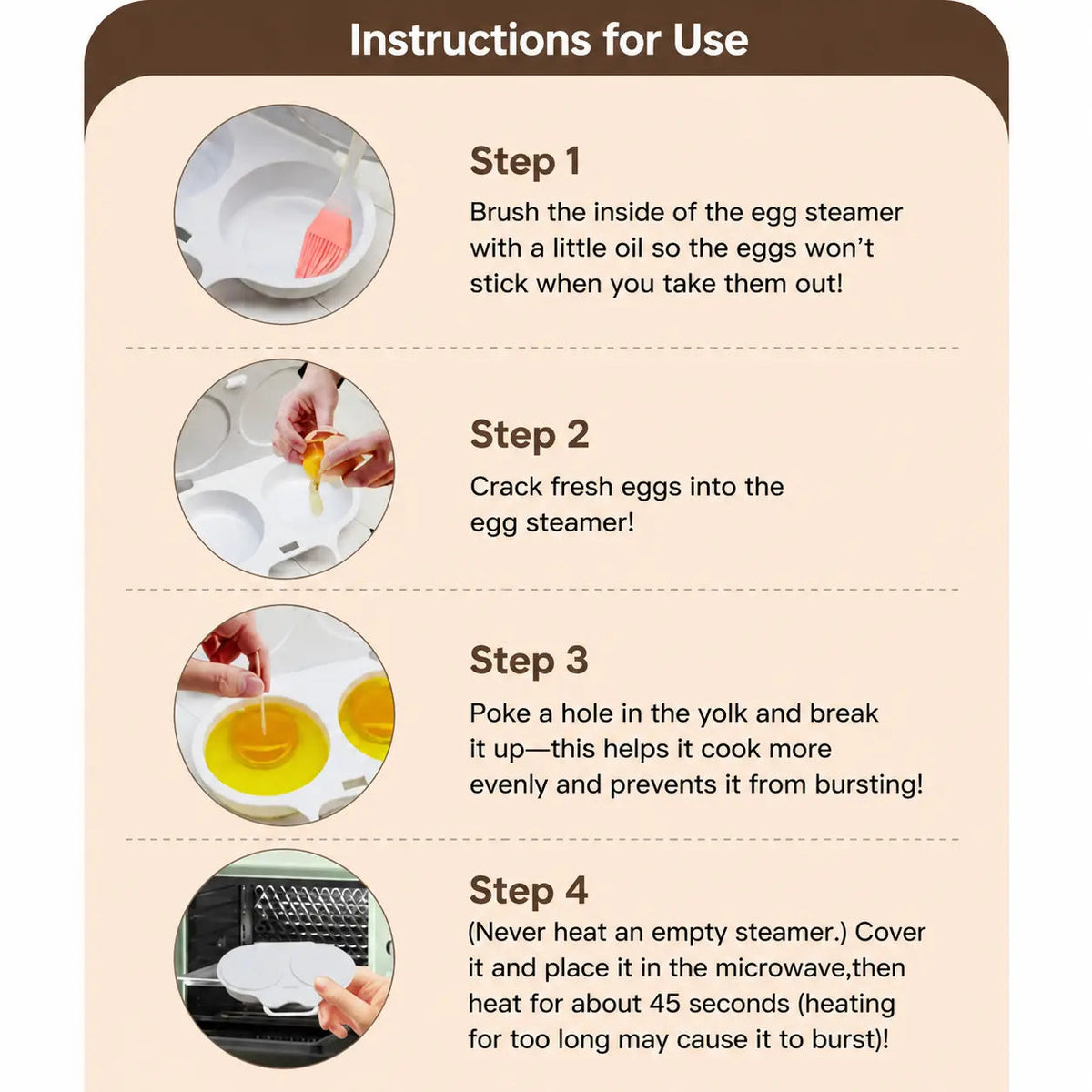 🌸BUY 1 GET 1 FREE Today!!💗 Microwave Egg Cooker – Fast Breakfast Solution For Busy Mornings