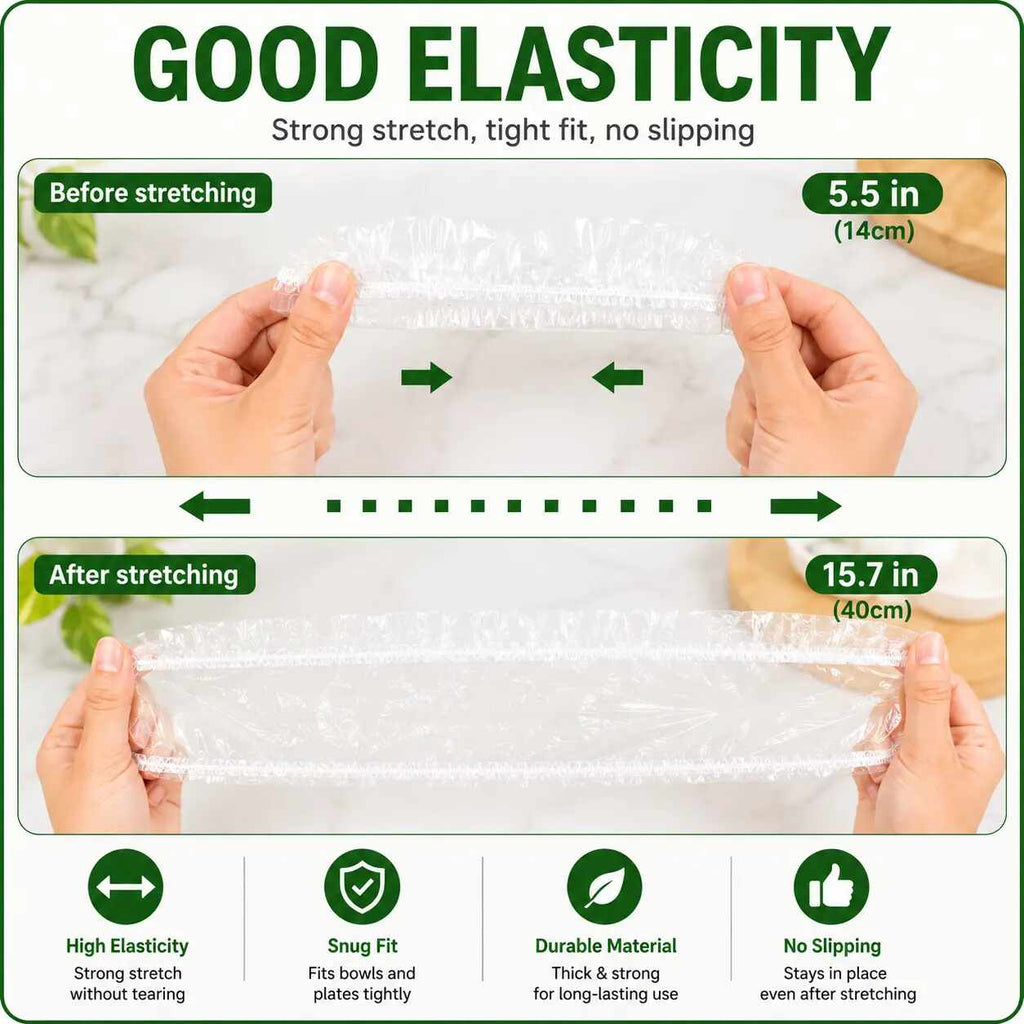 🔥LAST DAY SALE ONLY!! ✨BUY 1 GET 1 FREE!!! 100-Piece Disposable Elastic Food Covers