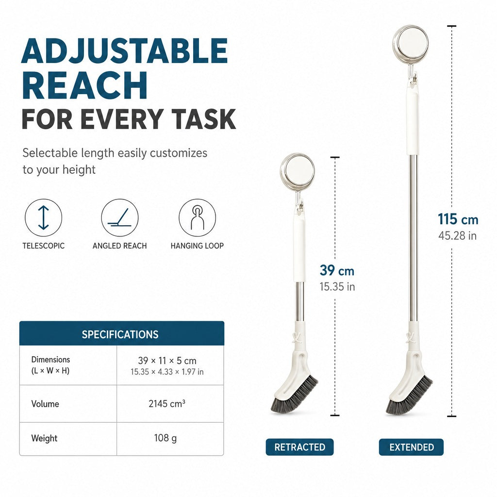 🌸BUY 1 GET 1 FREE Today!!💗 Multifunctional Extendable Long Handle Floor Scrub Brush