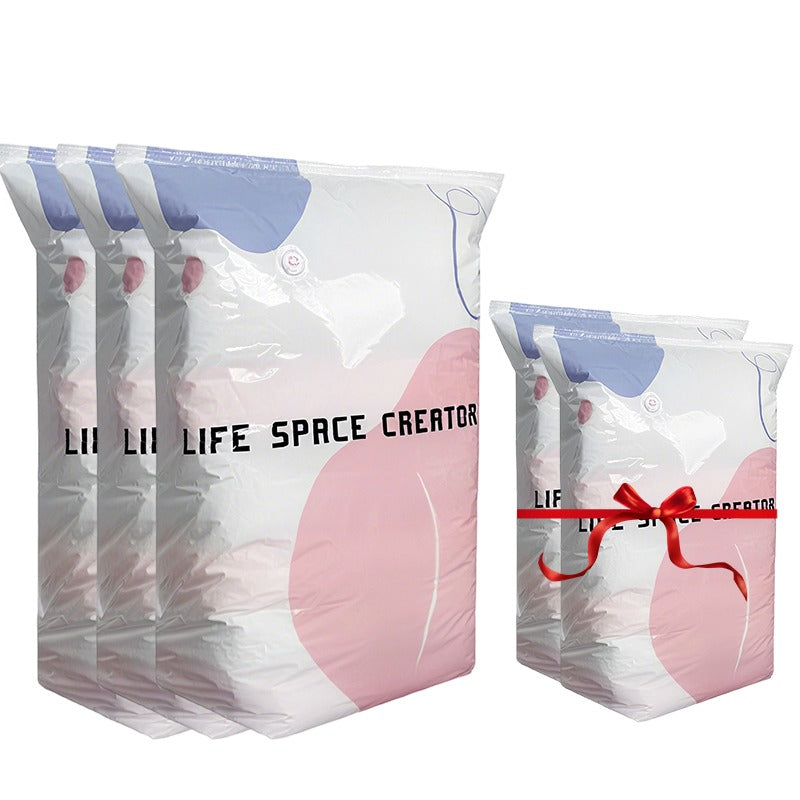 🌸BUY 1 GET 2 FREE Today!!💗 No-Pump 3D Vacuum Storage Bags – Space-Saving Reusable Sealer Bags for Bedding & Clothes – Saves Up to 80% Space ✨