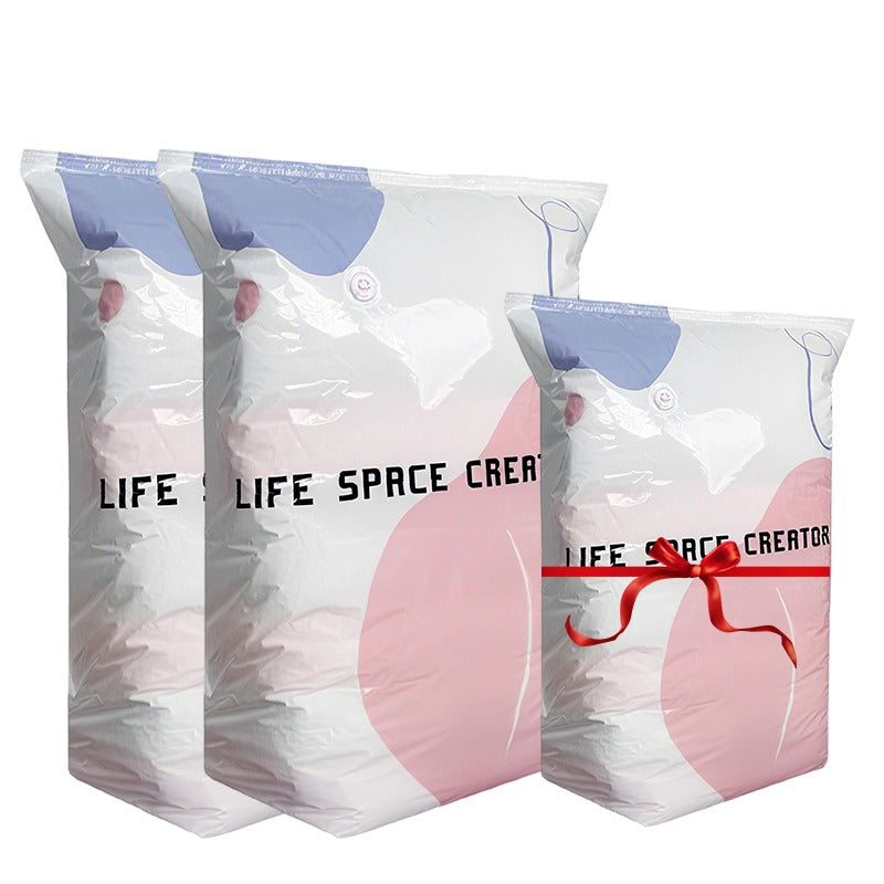 🌸BUY 1 GET 2 FREE Today!!💗 No-Pump 3D Vacuum Storage Bags – Space-Saving Reusable Sealer Bags for Bedding & Clothes – Saves Up to 80% Space ✨