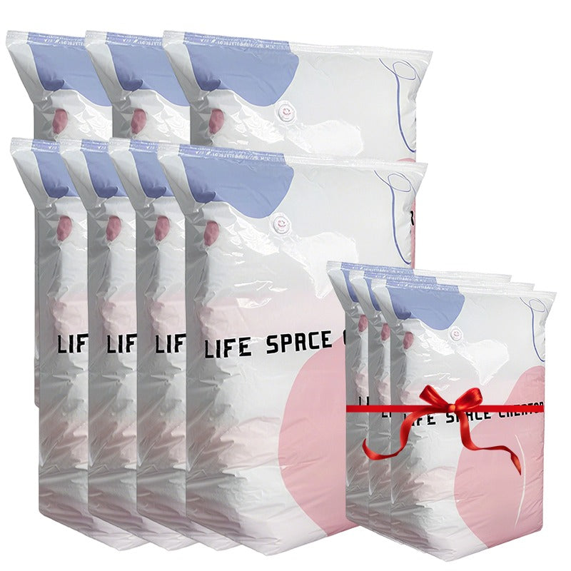 🌸BUY 1 GET 2 FREE Today!!💗 No-Pump 3D Vacuum Storage Bags – Space-Saving Reusable Sealer Bags for Bedding & Clothes – Saves Up to 80% Space ✨