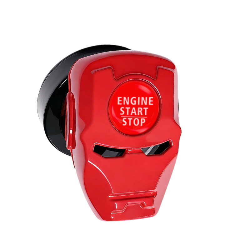 Futuristic Mecha Armor Push to Start Button Cover