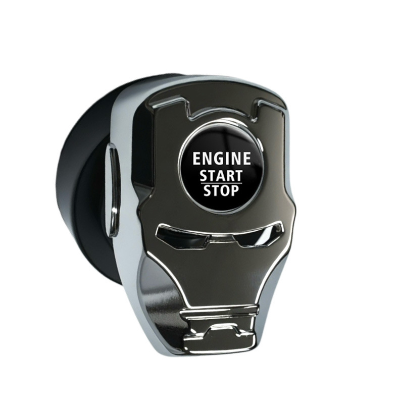 Futuristic Mecha Armor Push to Start Button Cover